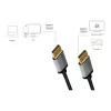 DisplayPort-kaapeli LogiLink CDA0101 2 m musta harmaa