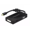 DeLOCK Mini DisplayPort 1.2 – VGA HDMI DVI Audio 4K passiivinen musta