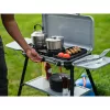 Camping Kitchen 2 Multi Cook Plus, kaasukeitin harmaa, 2 keittovyöhykettä 2x 1,8 kW + grillilevy 0,9 kW, malli 2025