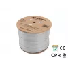 Lanberg LCUF6L-11CU-0305-S U/FTP Cat6a -verkkokaapeli 305 m, umpikupari, LSZH, CPR, 500 MHz, Fluke-testattu, harmaa