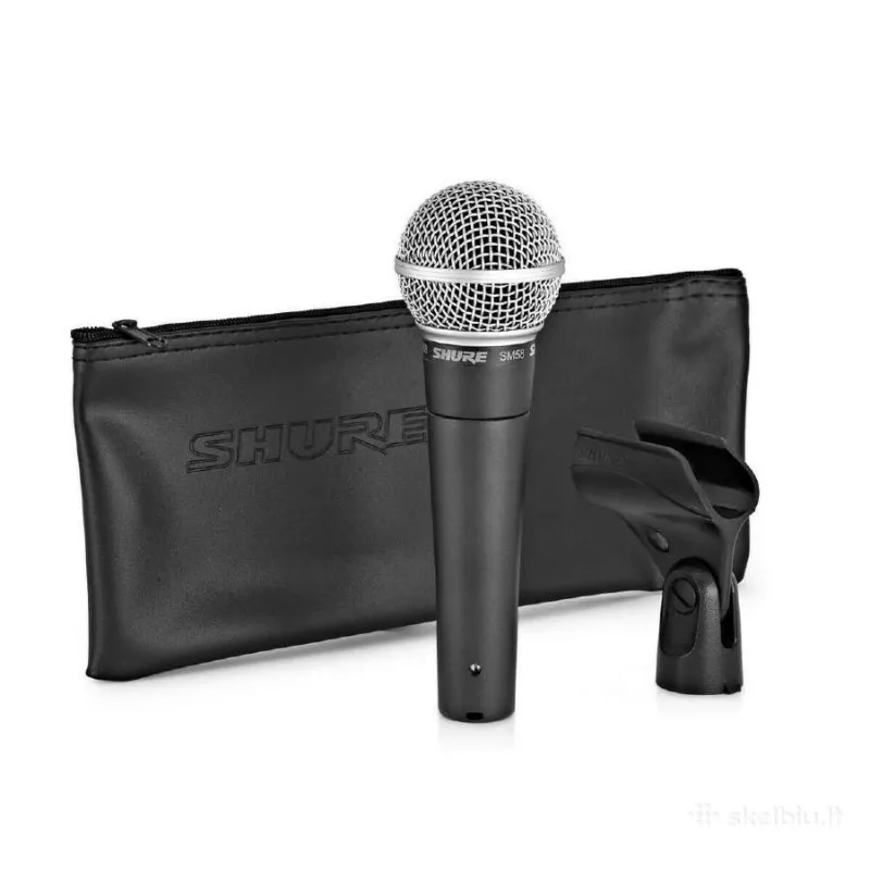 Shure SM58SE - dynaaminen, herttakuvioinen laulumikrofoni kytkimellä