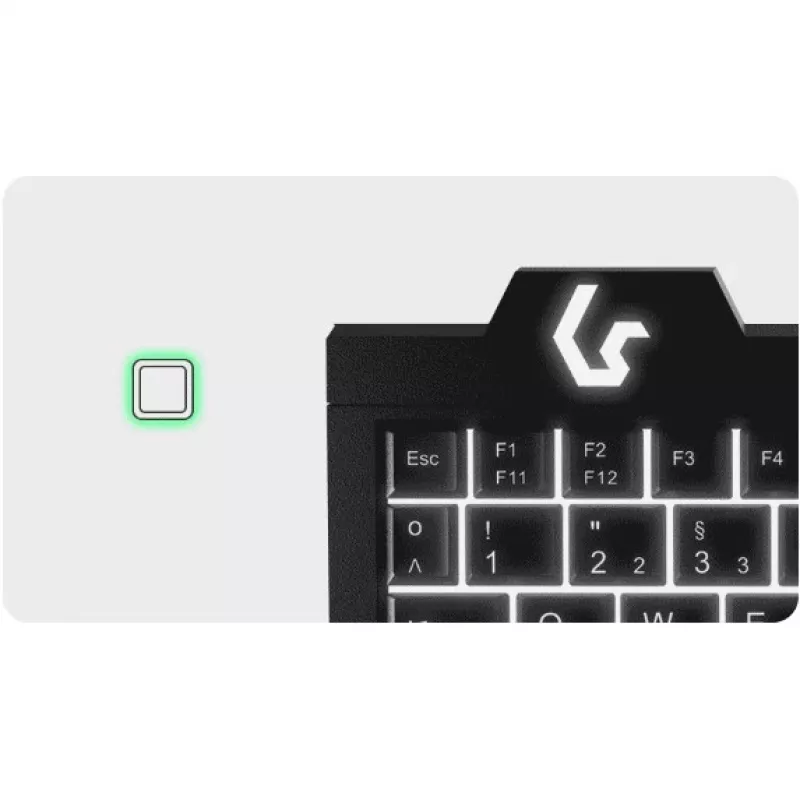 KeySonic KSK-3210ELU (DE) näppäimistö koti USB QWERTZ saksa musta