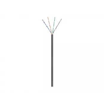 Wentronic goobay - kaapelikela - 100,0 m - UTP - CAT 5e - ulkokäyttöön, säikeinen - musta (57196)