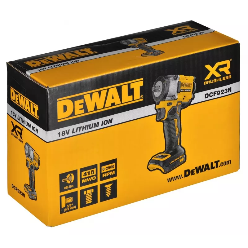 Iskuruuvinväännin DeWALT DCF923N-XJ 3/8
