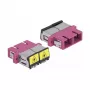 Kuitukytkin DeLOCK 86896 SC Duplex naaras SC Duplex naaras Multimode violetti