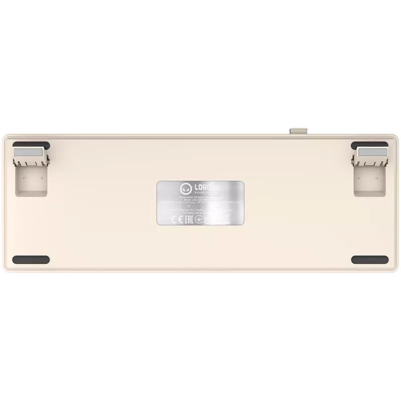 Langaton mekaaninen pelinäppäimistö LORGAR KBP70MW 65 % -asettelu beige