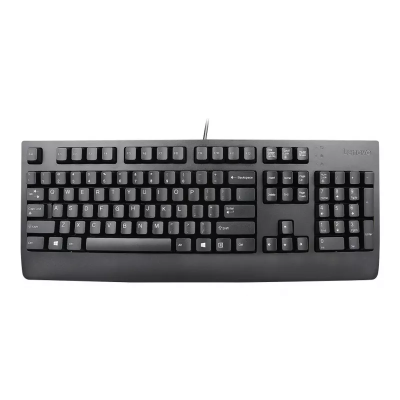 Lenovo 4X30M86918 näppäimistö Office USB QWERTY US Englanti musta