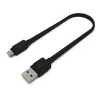 Mattalitteinen kaapeli - USB-A - Micro-USB