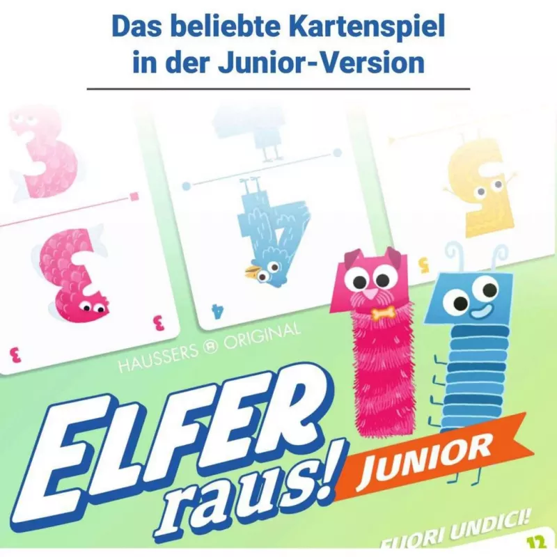 Elfer raus Junior, korttipeli