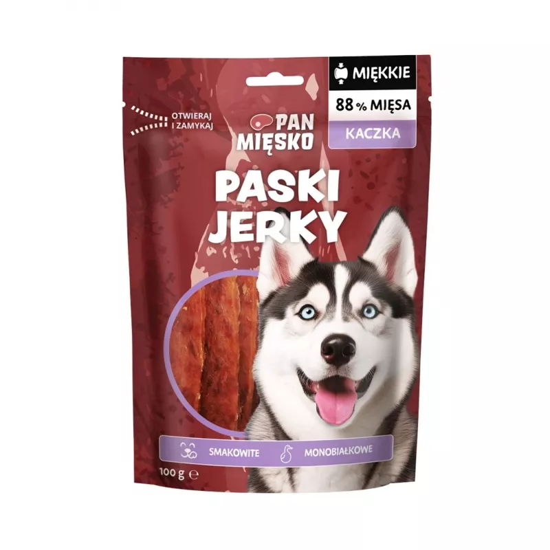 Koiranherkku Pan Mięsko ankkajerky-suikaleet 100 g