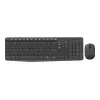 Logitech näppäimistö MK235 langaton näppäimistö+hiiri harmaa CZ