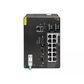Hewlett Packard Enterprise HPE Aruba 4100i - kytkin - 8 x 10/100/1000 (PoE Class 4) + 4 x 10/100/1000 (PoE Class 6) + 2 x SFP+ - DIN-kiskoasennus - PoE Class 4 / PoE Class