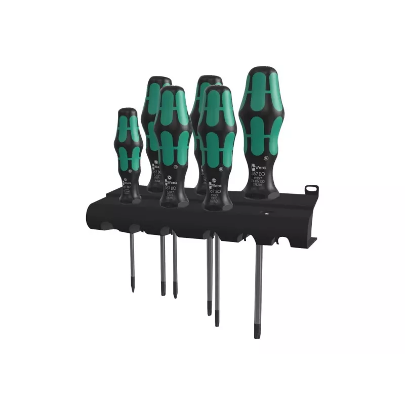 Wera 367/6 TORX BO -ruuvitalttasarja - 6 kpl - eristetty (05138250001)