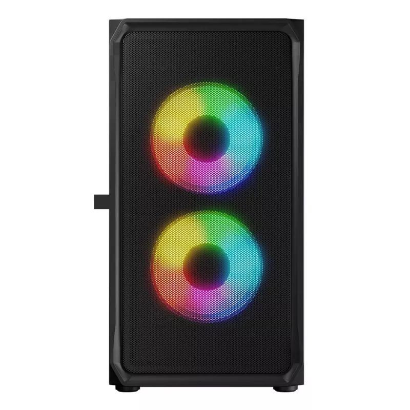 Tietokonekotelo Logic Concept Portos Mini ARGB Micro ATX musta