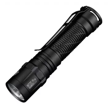 Käsivalaisin Nitecore MT2C Pro, kompakti alumiini-LED, USB-ladattava, 50 lm min, vedenpitävä 2 m, iskunkestävä, 117,5 mm, 64 g, musta