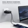 PA-D3 seinälaturi 2xUSB Power Delivery (1xUSB+1xUSB C) 5,4A 60W Dynamic Detect