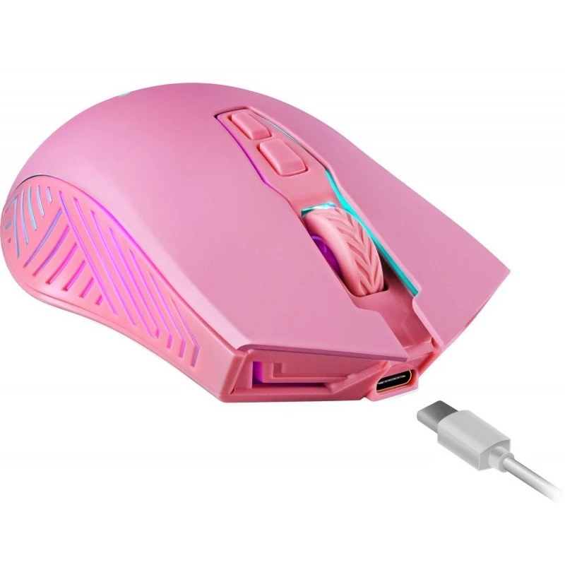 Langaton pelihiiri DEFENDER P ANDORA PINK liitäntä