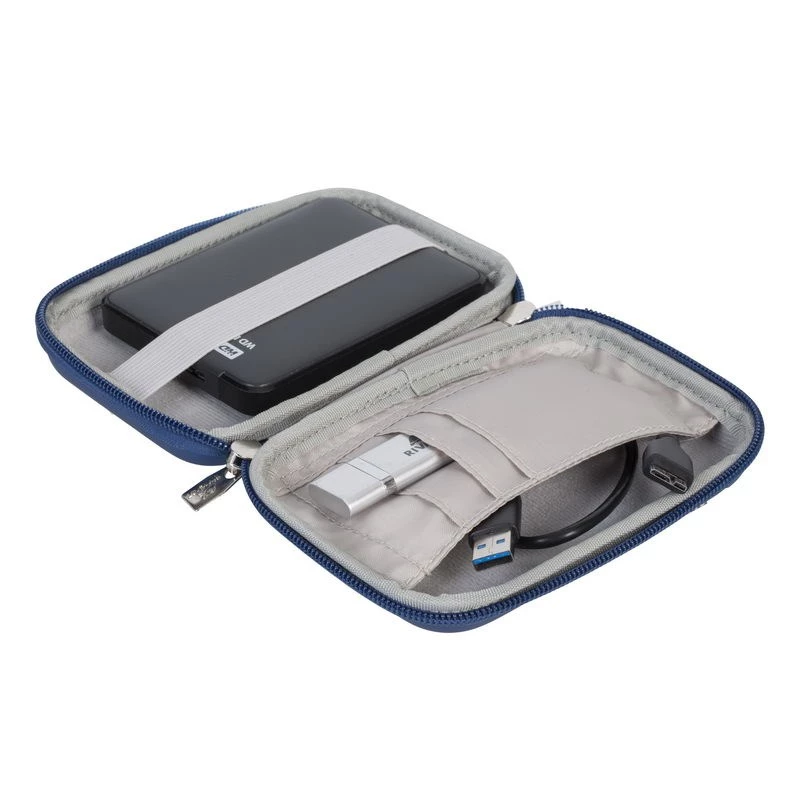 Pussukka Rivacase 9101 (PU) HDD-kotelo vaaleansininen