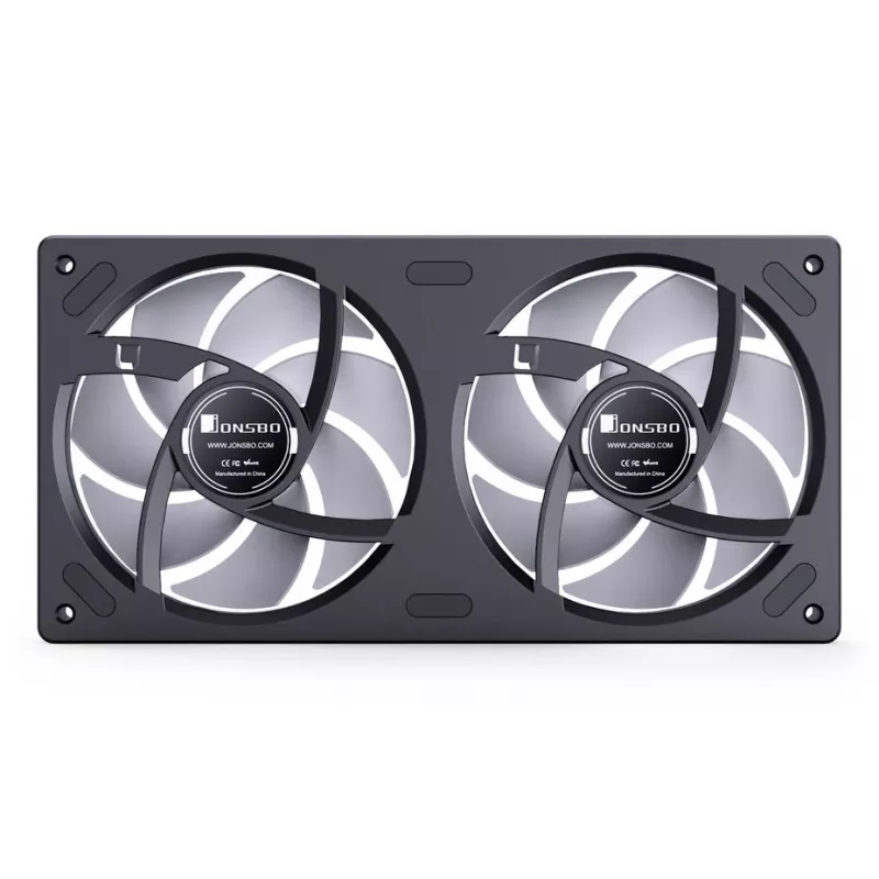 Tuuletin Jonsbo ZB-240 240mm ARGB PWM musta — Infinity-Mirror-muotoilu