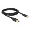 Kaapeli DeLOCK SuperSpeed USB (USB 3.2 Gen 2) Type-A Type-C 2 m