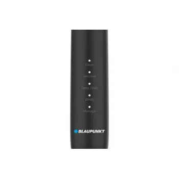 Sähköhammasharja BLAUPUNKT DTS201BK — ladattava äänihammasharja, musta, 2 minuutin ajastin, sisäänrakennettu 5 V akku