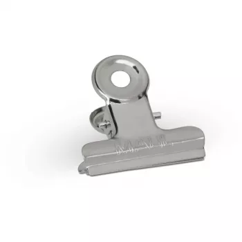 MAUL kirjepuristin metallia, väri: nikkeli, leveys: 30 mm puristusleveys: 10 mm, itsepalvelupakkaus (21730-96)