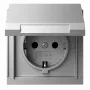 GIRA 445465 SCHUKO KD Gira TX_44 F alumiini (445465)