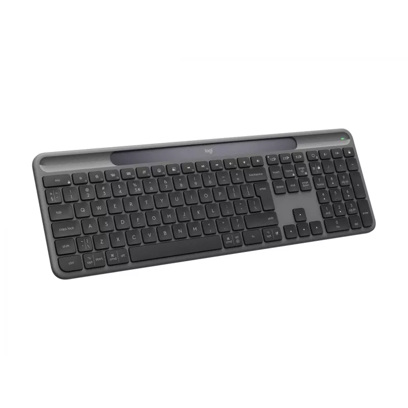 Logitech Signature Slim Solar+ K980 langaton näppäimistö, US International, grafiitti