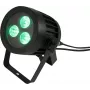 LED PAR-valo EUROLITE 3x8W QCL Spot — 3x8W RGB COB LED, kompakti PAR-spotti