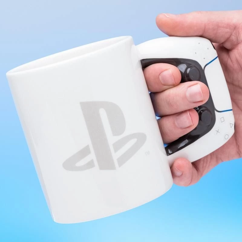 Muki Paladone PlayStation PS5 muotoinen valkoinen 0,48 L yksittäin