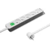 Qoltec 50290 virtajakoteline 1,8 m 5 pistorasiaa sisäkäyttöön valkoinen