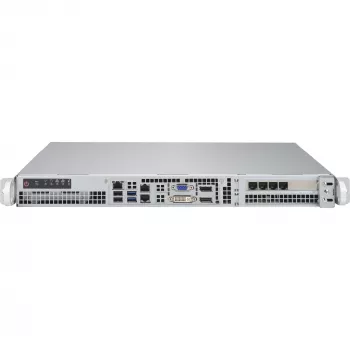 Supermicro - SuperChassis 515-R407 - rack-asennettava 1U STD ja WIO MB 2 x 2,5 LED 4 x PWM-tuuletin 2 x tuuletin AOC-jäähdytykseen virtalähde 400 W 43 x 437 x 429 mm