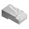 LANBERG RJ-45-liitin PLS-5000EZ, Cat5e, F/UTP (FTP), harmaa, 100 kpl