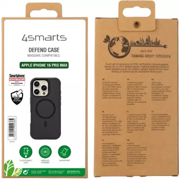 4smarts Defend Case Apple - iPhone 16 Pro Max MagSafe-yhteensopiva