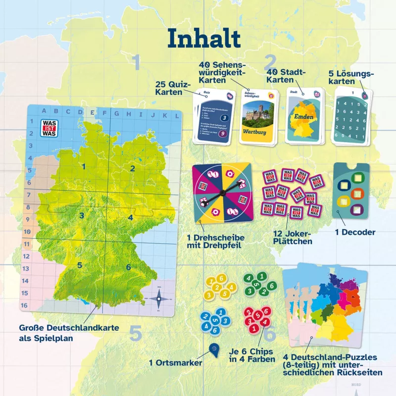 WAS IST WAS - Entdecke Germany, lautapeli