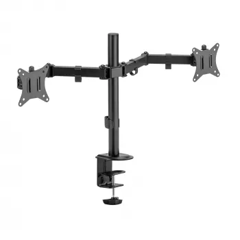 Näytön seinäteline SBOX LCD-352/2-2 13–32 tuuman näytöille, kaksoisvarsi, 2×8 kg kantavuus, VESA 100×100