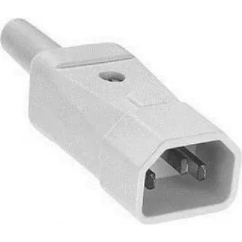 C14-kylmälaitepistoke Bachmann 915.971 harmaa