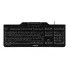 CHERRY KC 1000 SC näppäimistö USB QWERTZ sveitsiläinen musta
