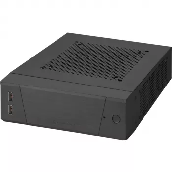 SilverStone MILO ML10 - USFF - Mini-ITX - ilman virtalähdettä - musta - USB/audio (SST-ML10B)