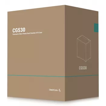 DeepCool CG530 Midi Tower musta