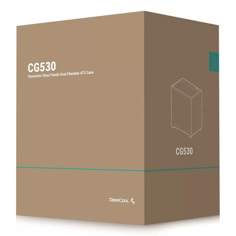 DeepCool CG530 Midi Tower musta