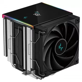 Prosessorin ilmajäähdytin DeepCool AK620 Digital SE, kaksoistorni, 6x Ø6mm lämpöputkea, 2x 120mm PWM-tuuletinta, RGB, korkeus 161 mm
