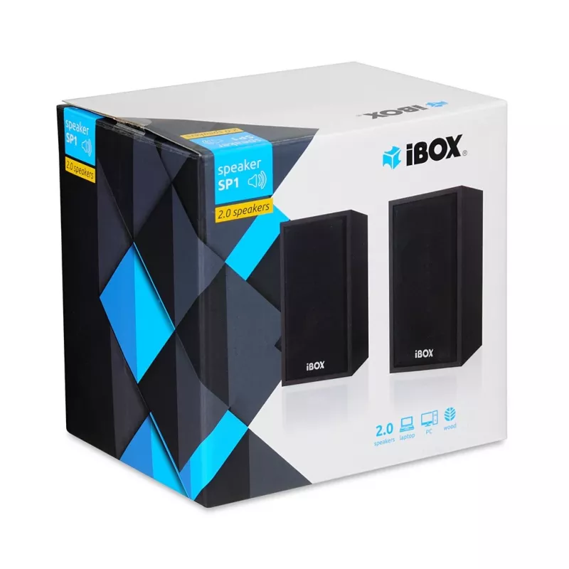 IBOX SP1 - kaiutin - PC:lle - musta
