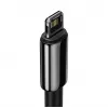 Baseus CALWJ-A01 Lightning-kaapeli 2 m musta 2,4 A