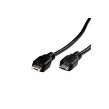 ROLINE USB 2.0 -kaapeli, Micro USB A uros - Micro USB B uros 1,8 m (11.02.8753)