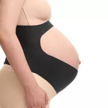 Momcozy raskausvatsatuki, musta, M