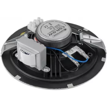 Kattokaiutin Omnitronic CSR-5W valkoinen 5 W teho, pyöreä upotettava kaiutin