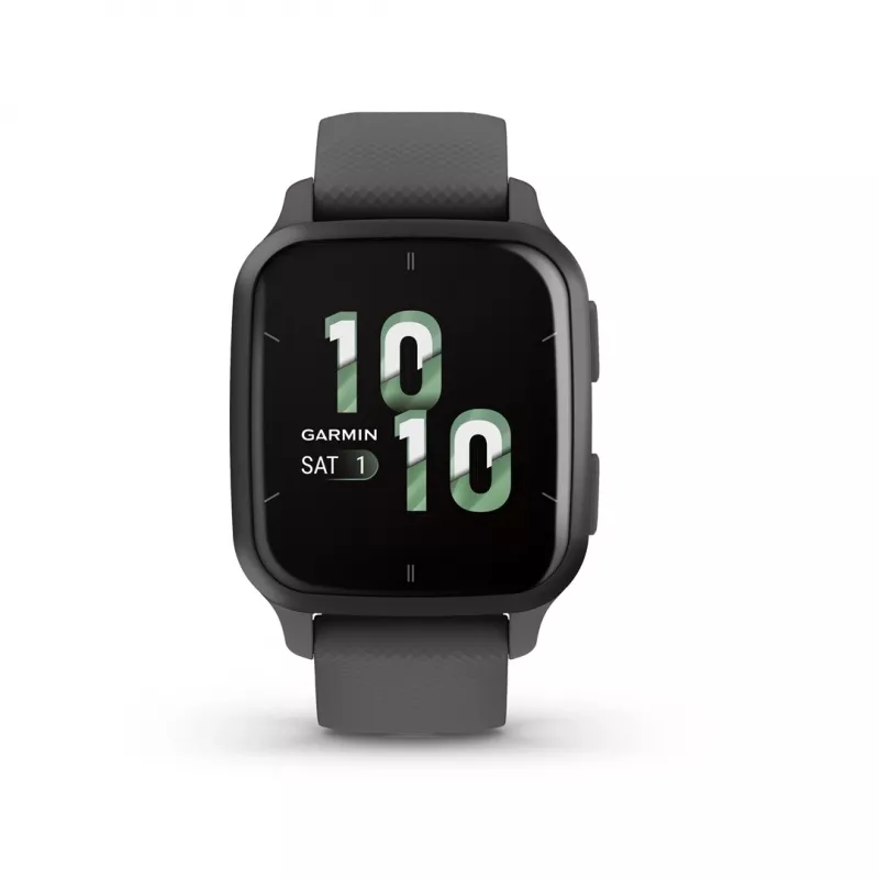 Älykello GARMIN Venu Sq 2 — 1,4 inch AMOLED, 40 mm kotelo, liuskekivenharmaa, GPS, SpO2, NFC