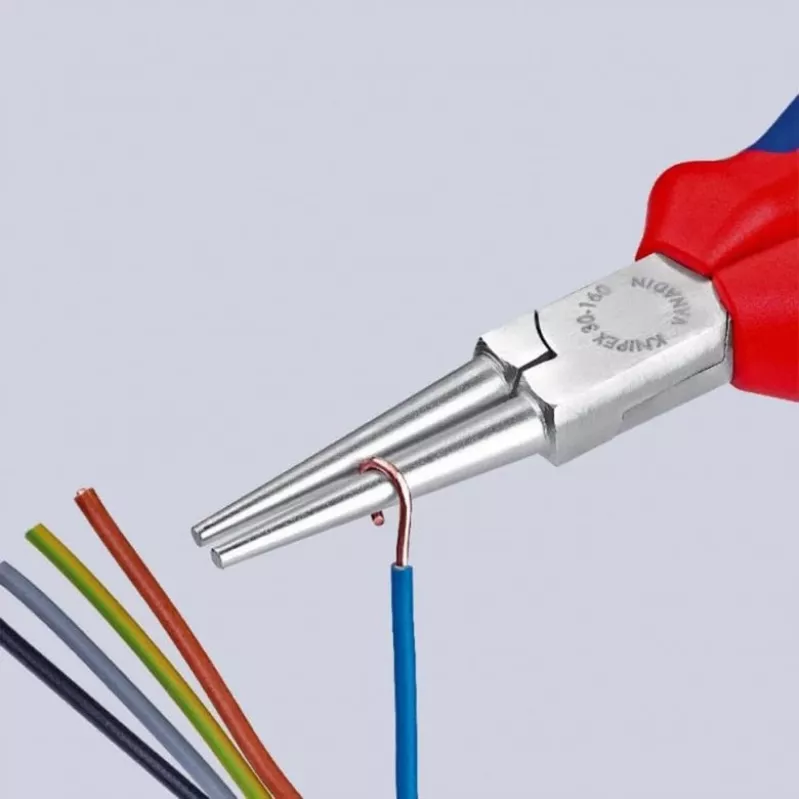 KNIPEX 30 35 160 – kärkiliuskapihti – 2,5 mm – 4,1 cm – teräs – sininen/punainen – 16 cm