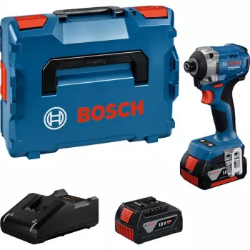 Bosch GDR 18V-215 akkuiskuruuvinväännin, 2x 4,0 Ah akku